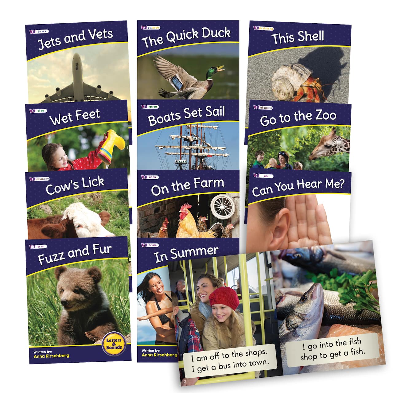 Junior Learning® Letters & Sounds Phase 3 Non-Fiction Educational Learning Set